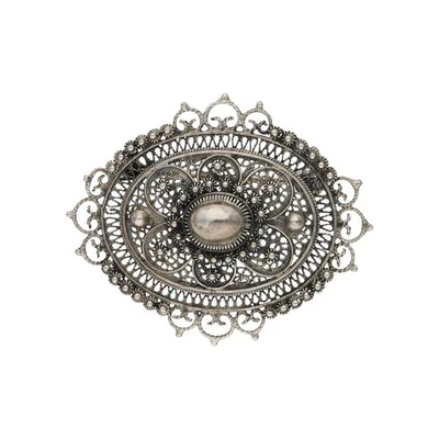 Trachten Brosche Silber 25323966 Second Hand, getragen - Bild 1 von 3