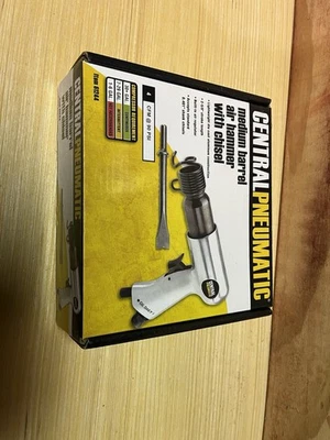 Martillo neumático central de barril medio con cincel. Nuevo, caja abierta. Foto 1 de 4