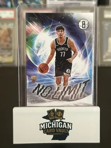 2025 Topps No Limit Ben Saraf #NL-26 (RC) Brooklyn Nets Basketball - Picture 1 of 2