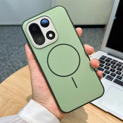 For OnePlus 15 Magnetic Hybrid TPU+PC Soft Back Case Shockproof Matte Cover - Image 1 of 4