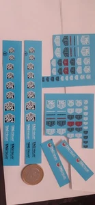 decalcomanie decals deco tag heuer 1/43 entamé - Imagen 1 de 1