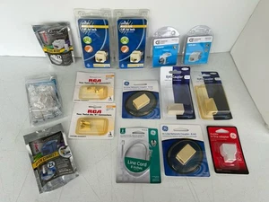 Lote de piezas de red conectores Legrand Cat6 ideales RJ45 enchufes Leviton RCA GE Belkin - Imagen 1 de 8
