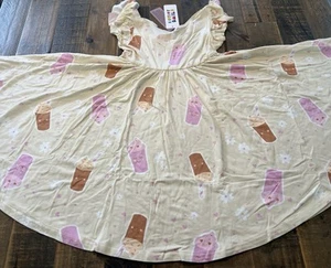Dot Dot Smile size 7 Girls Milkshakes Empire Twirl Dress New - Picture 1 of 6