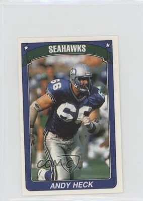 1990 Panini Album Stickers Andy Heck #172 - Image 1 of 2