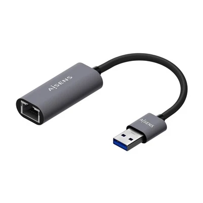AISENS - A106-0708 - USB 3.0 to Gigabit Ethernet Converter 10/100/1000 Mbps, Gre - Image 1 of 4