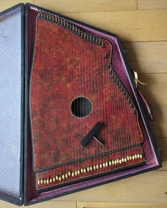 Vintage Bina 36 String Zither Autoharp with Original Case - Used - Picture 1 of 21
