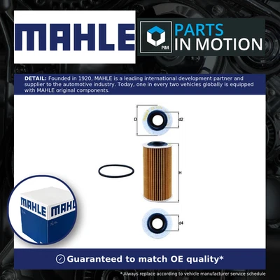 Oil Filter fits AUDI A6 C7, C8 3.0D 2014 on Mahle 059115561G 059198405B Quality - Image 1 of 4