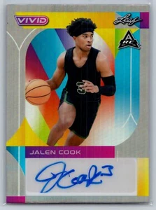 2023 Leaf Vivid #BA-JC1 Jalen Cook Grigio Rookie RC Auto /40 - Foto 1 di 2