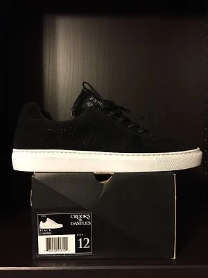 Calzado Crooks & Castles "Isa" - Negro - EE. UU. Talla 12 - 2010 DEADSTOCK Foto 1 de 4