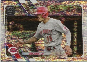 2021 Topps Factory Set Nick Senzel Sparkle Foil Board /310 Reds #55 - Bild 1 von 1