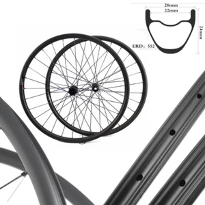 Boost Carbon Wheelset 29er Light-Weight Hookless MTB XC DT Hub Mtb Disc Wheelset - Picture 1 of 24