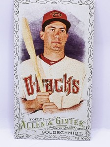 2016 Topps Allen & Ginter Mini Black Border #39 Paul Goldschmidt CARDINALS DBACK