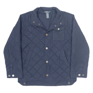 POLO RALPH LAUREN Insulated Quilted Jacket Blue Boys M - Picture 1 of 8