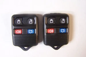 Ford Replacement  Remote Shell Pad 4 Button Keyless FOB Case qty 2 - Bild 1 von 1