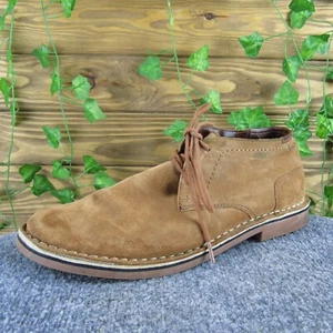 Kenneth Cole Reaction Hombres Desert Sun Desert Cuero Marrón 10.5 Mediano Usado 2025 - Imagen 1 de 8