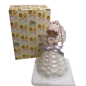 Precious Moments 2003 Graced with Lace Angel Girl/Bird Ornament 113628 Avon - Picture 1 of 11