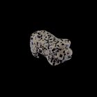 Natural Spotted Stone Piglet Quartz Piggy Crystal Carved Dalmation Pig Healing