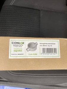 Conlok CL9G Through Box 25mmGalvanised - Box of 10 - Picture 1 of 2