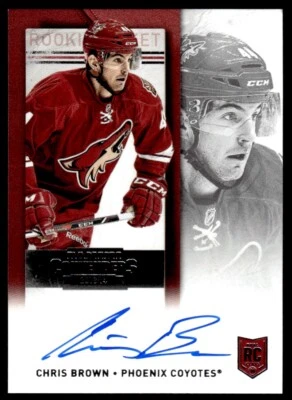 2013-14 PANINI CONTENDERS ROOKIE TICKETS AUTO Chris Brown Rookie Auto Phoenix - Image 1 of 2