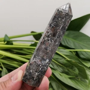 Varita de punto de cristal de cuarzo obelisco piedra llama natural Reiki 60 g+ 1 pieza - Imagen 1 de 10