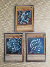 Yu-Gi-Oh!_(3x) Blue Eyes White Dragon_(1st Ed) SKE-001, DPBC-EN016 & CT13-EN008!