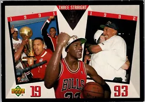 1993 Oberdeck drei gerade Meisterschaften # SP-4Michael Jordan - - Bild 1 von 2