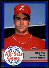1989 ProCards Triple A All-Stars Todd Zeile Louisville Redbirds #AAA14