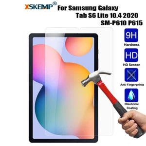 9H Tempered Glass Screen Protector For Samsung Galaxy Tab S6 Lite 10.4 P610 P615 - Picture 1 of 27