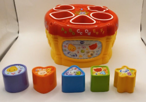 VTech Sort and Discover Drum, Kids Musical Education Learning Playing Toy