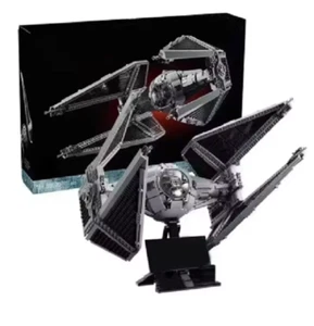 1931PCS Spaceship Moc Tie Interceptor Building Blocks Modified Empire Fig - Picture 1 of 1