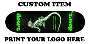 8.5x32.5 Black Skateboard Green Door Lizard King Premium Maple Wood High Quality - Picture 1 of 3