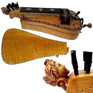 Beautiful woman 6 strings 23 keys Hurdy Gurdy,Maple wood hurdy-gurdy, Good Sound - Picture 1 of 8