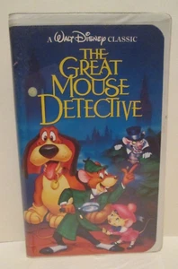 DISNEY CLASSIC THE GREAT MOUSE DETECTIVE ANIMATED FILM VHS VIDEO CASSETTE TAPE - Picture 1 of 2
