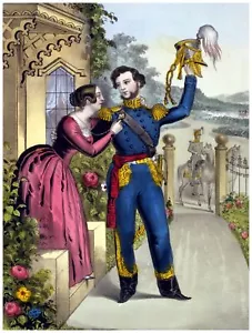 Decor Victorian Poster.Fine Graphic Art Design.Soldier.Office Art Design.1004 - Picture 1 of 1