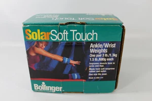 Pesas de tobillo/muñeca suaves al tacto Bollinger Solar (un par) 3 libras/1,5 libras cada una - Imagen 1 de 7