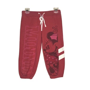 Walt Disney World Sweatpants Kid’s XS Pink Knit Minnie Mouse Drawstring Girl’s - Picture 1 of 7