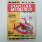 Vtg Popular Mechanics August 1961 The '62 Cars Wilderness Survival Safest Plane