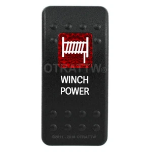 OTRATTW Carling Technologies Contura II Rocker only, WINCH POWER, RED LENS - Bild 1 von 2