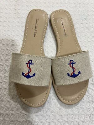 Sandalias Talbots para mujer con bordado de ancla náutica talla 7M Foto 1 de 4