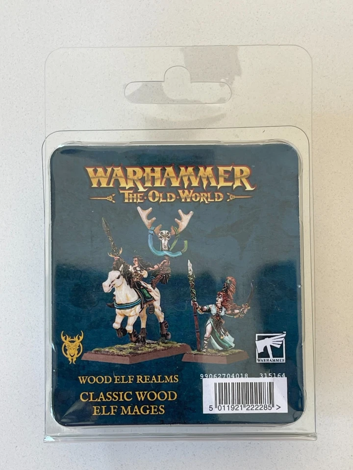 Clásico Magos de Elfos de Madera / Tejedor de Hechizos | Blister de Elfos de Metal Fuera de Uso Foto 1 de 1