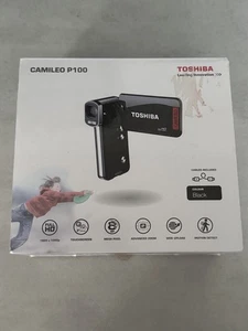 Toshiba Camileo P100 Full HD Pocket Digital Camera & Video Camcorder Black - Picture 1 of 4
