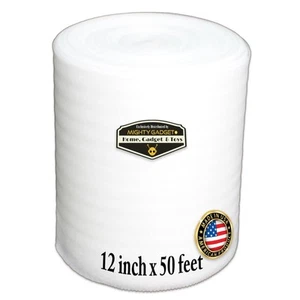 (R) Foam Wrap Roll 12 Wide x 50 ft 1/16 Thickness Perforated Every 12 - Picture 1 of 8