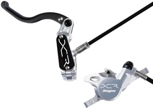 Hope XCR Pro X2 Disc Brake and Lever Set - Front, Hydraulic, Post Mount, Silver - Picture 1 of 3
