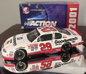 2001 Action 1:24 Kevin Harvick #29 GM Goodwrench Service Monte Carlo Rookie Car - Bild 1 von 2