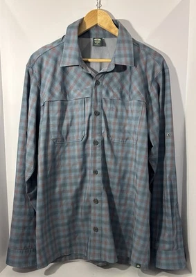 Camisa deportiva Eastern Mountain para hombre M ventilada con botones LS senderismo/pesca Foto 1 de 4