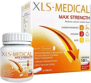 XLS Medical Max Strength Diet Pills for Weight Loss - 40 Tablets- 10 day - Picture 1 of 1