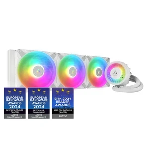 ARCTIC Liquid Freezer III 420 A-RGB white PC Water Cooler AIO Computer Cooling - Afbeelding 1 van 10