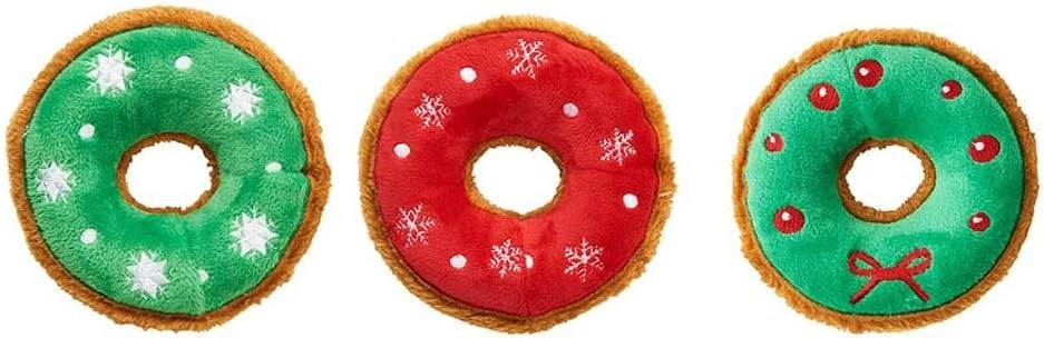 SPOT Holiday Tasty Donut Plush Dog Toy, Assorted (Sell out) - Image 1 of 1