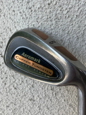 AEROMARK COPPER TUNGSTEN ~6 IRON ~GOLF IRON~STIFF FLEX~RH~PGA GOLF - Image 1 of 4