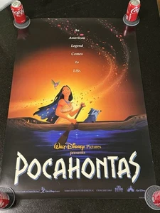 Vintage 1995 Disney Movie Poster - Pocahontas - DS One Sheet - Picture 1 of 7